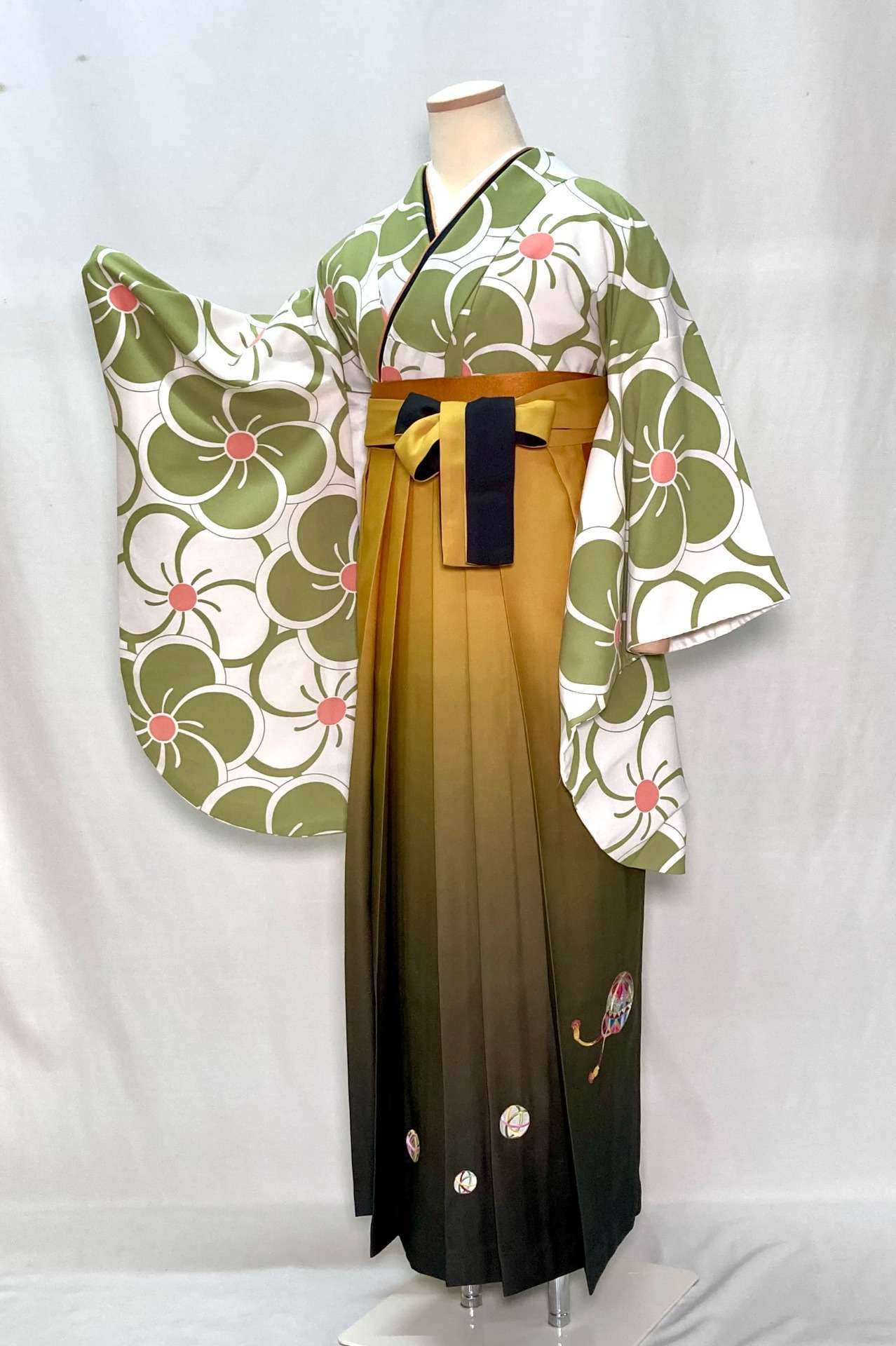 学生袴（小振袖＋袴）160