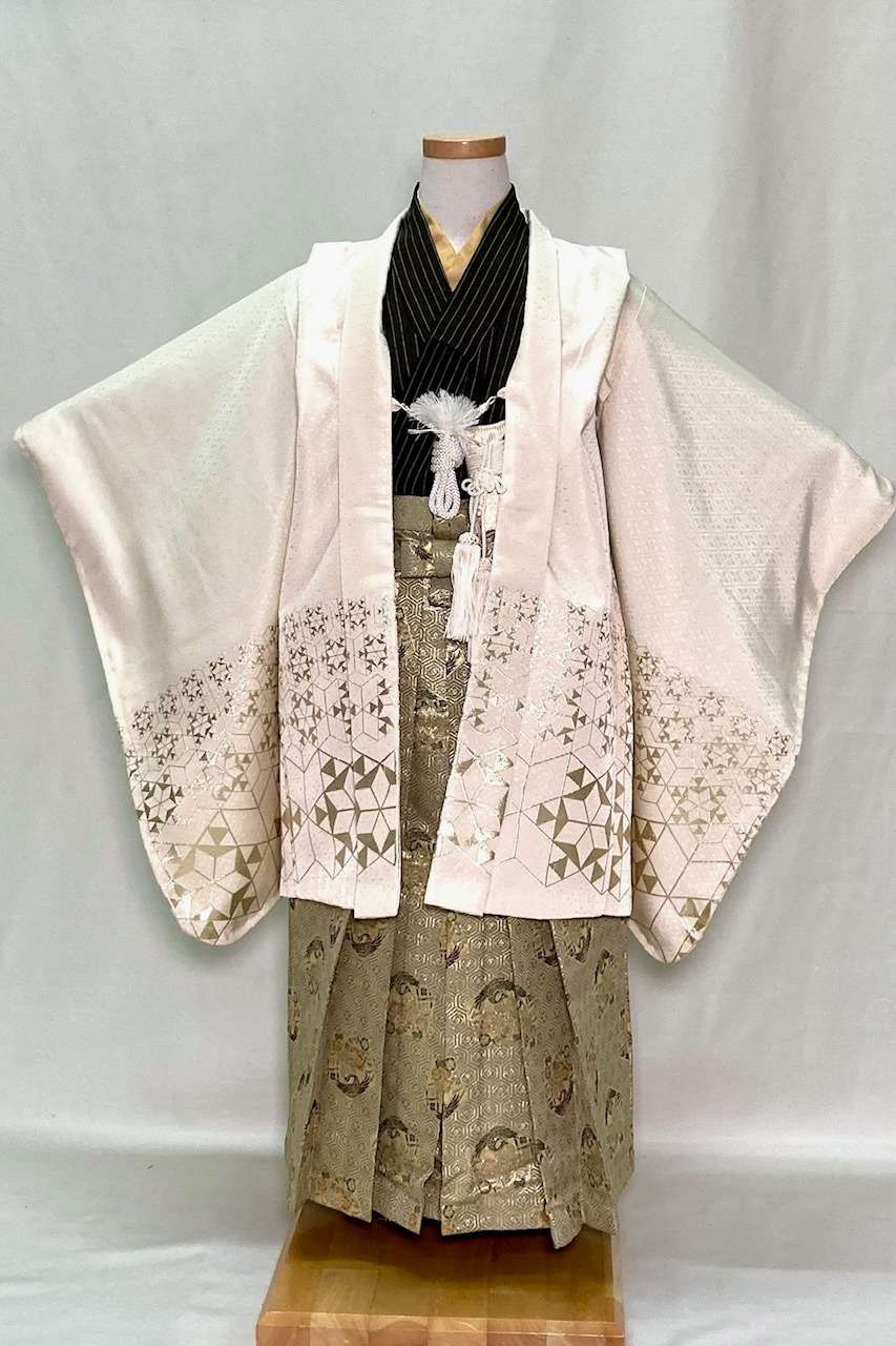 七五三シリーズ　5歳羽織袴フルセット　No.39