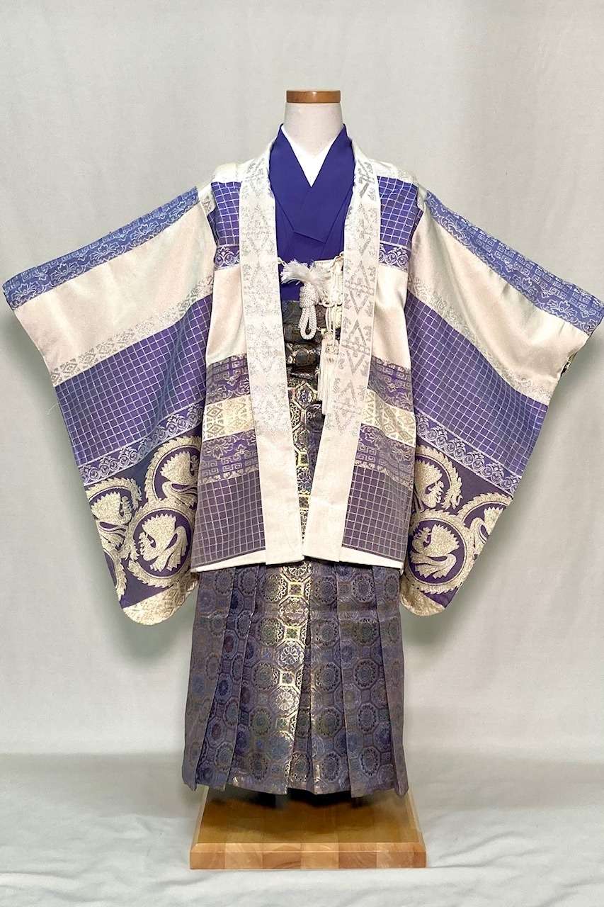 七五三シリーズ　5歳羽織袴フルセット　No.40
