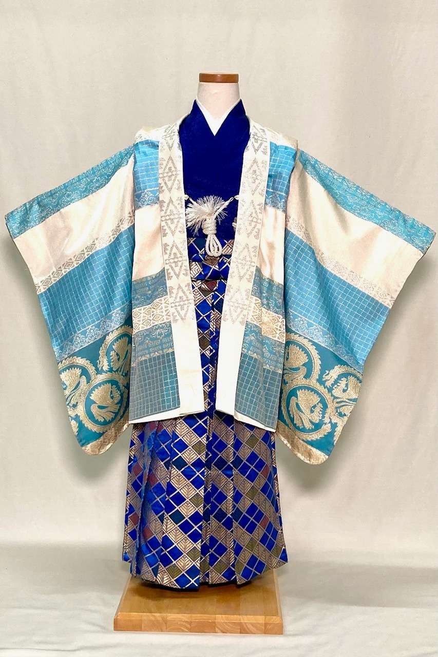 七五三シリーズ　5歳羽織袴フルセット　No.41