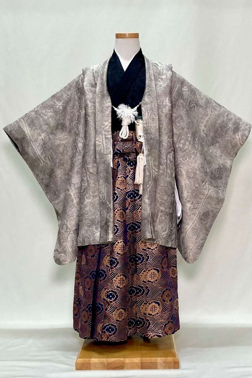 七五三シリーズ　5歳羽織袴フルセット　No.42