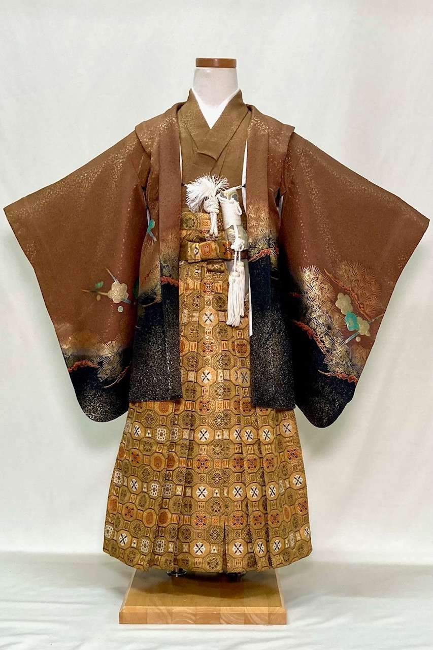 七五三シリーズ　5歳羽織袴フルセット　No.43