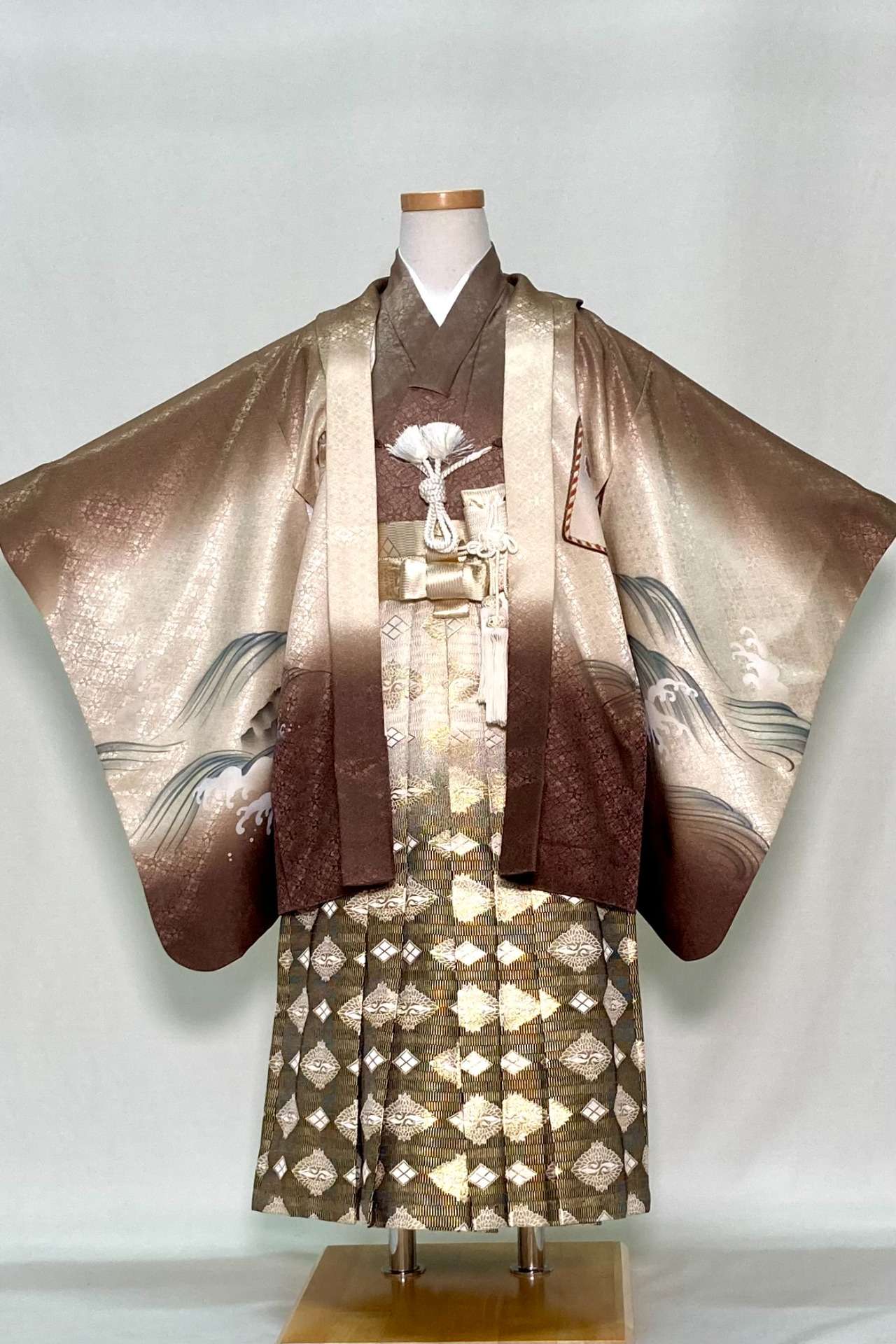 七五三シリーズ　5歳羽織袴フルセット　No.45