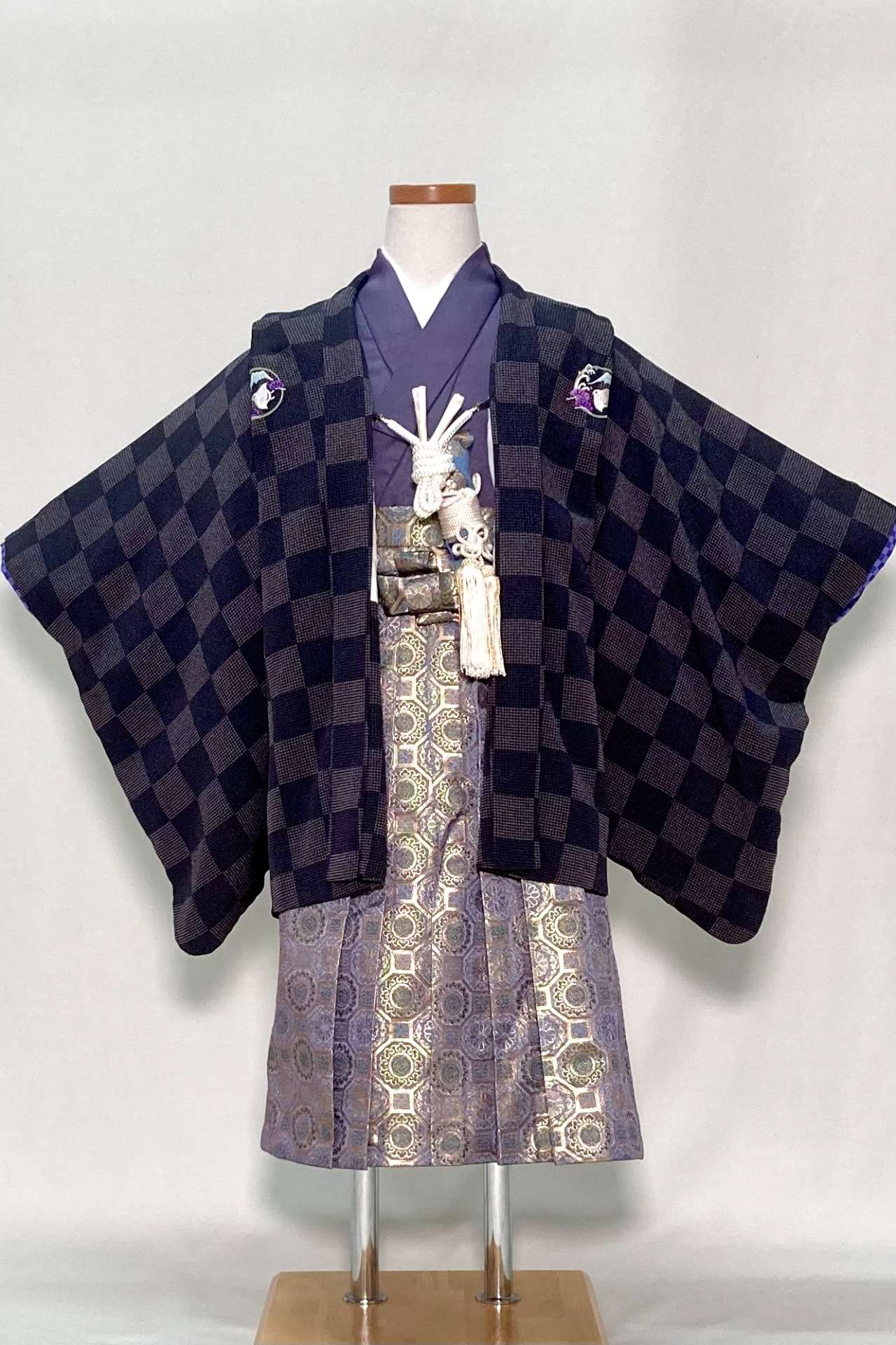 七五三シリーズ　5歳羽織袴フルセット　No.44