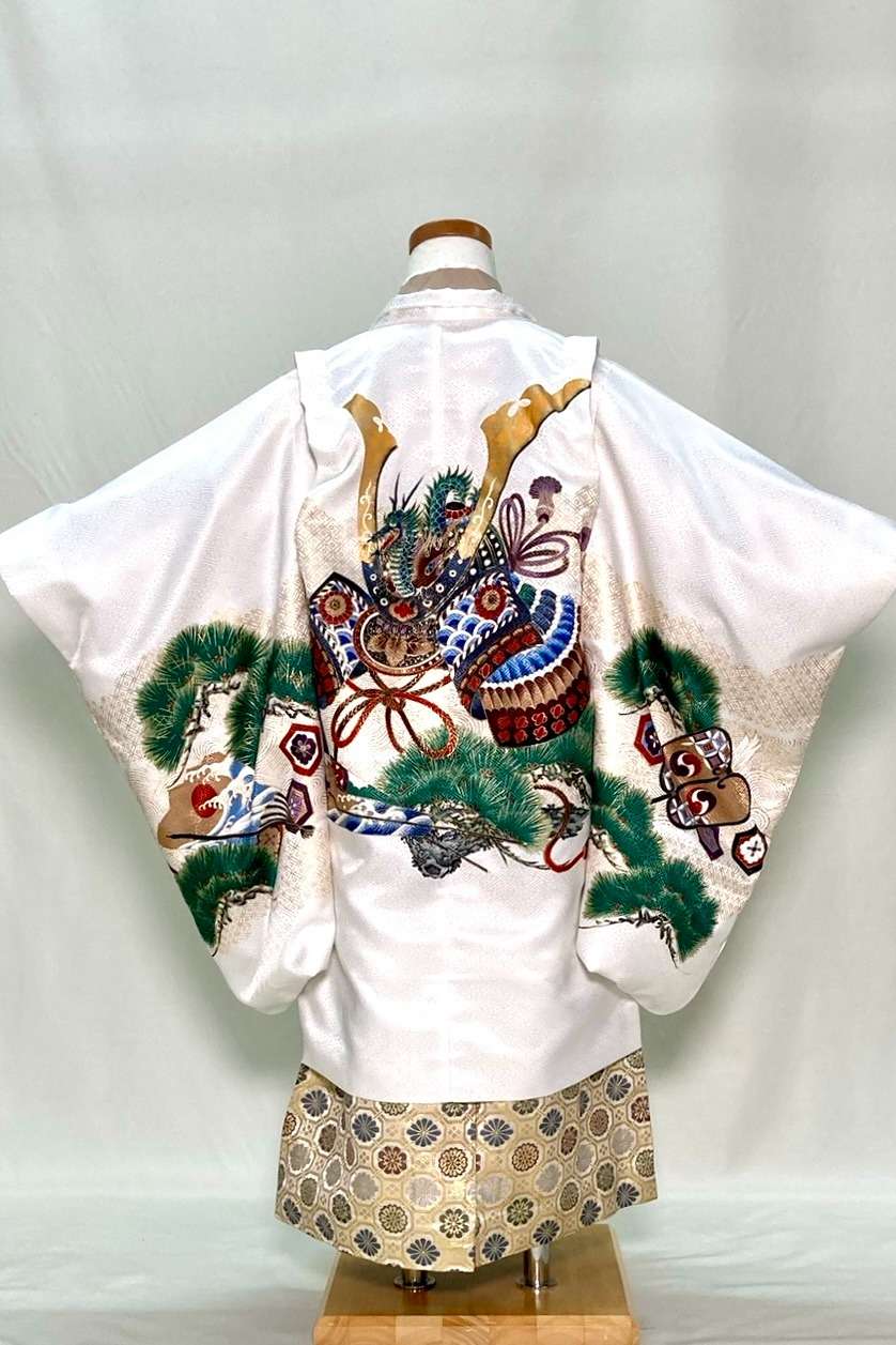 七五三シリーズ　5歳羽織袴フルセット　No.47