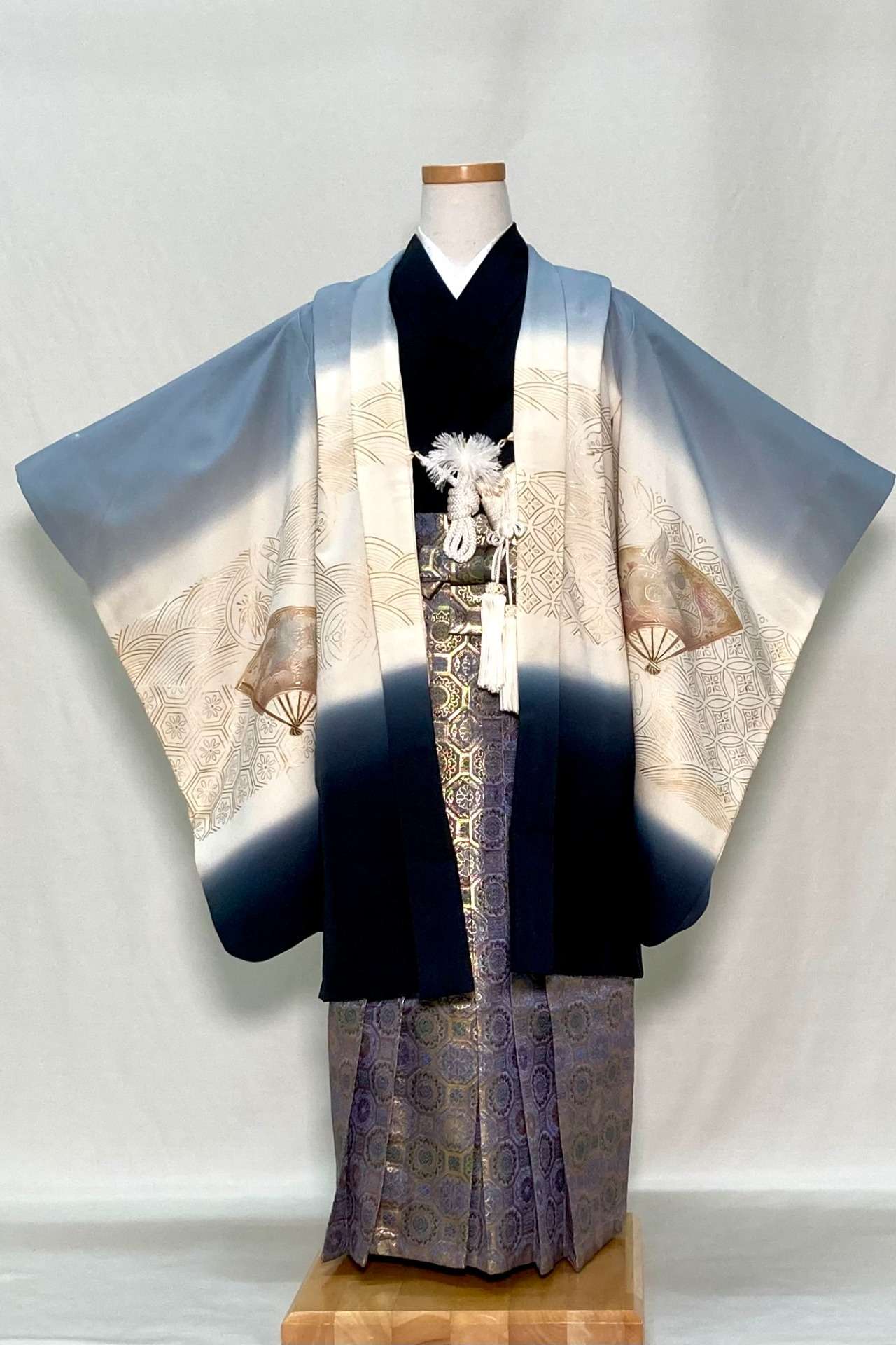 七五三シリーズ　5歳羽織袴フルセット　No.48