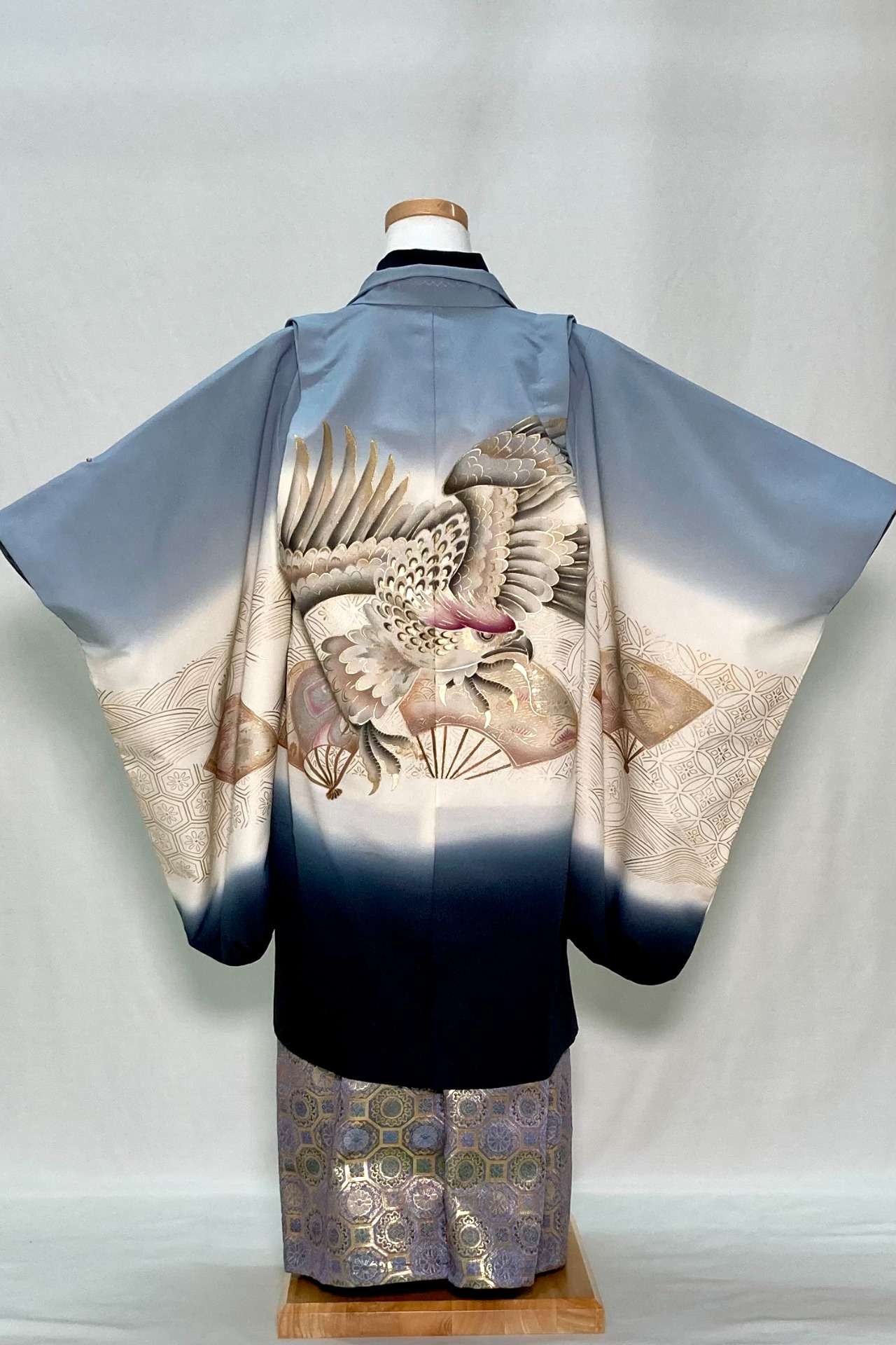 七五三シリーズ　5歳羽織袴フルセット　No.48