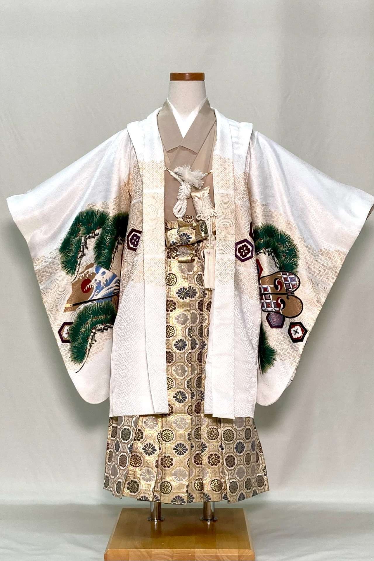 七五三シリーズ　5歳羽織袴フルセット　No.47