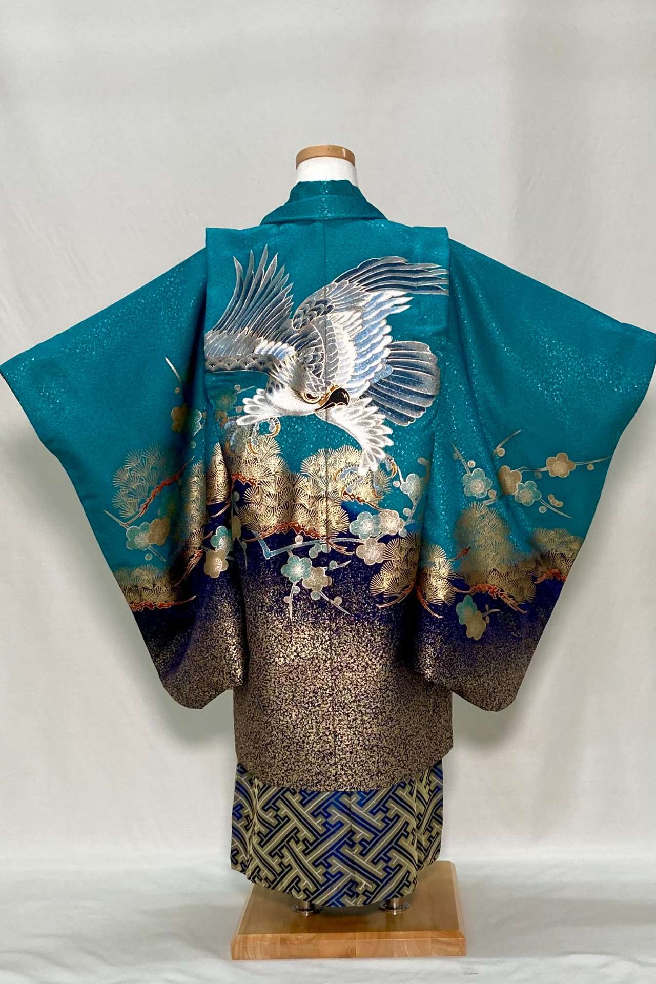 七五三シリーズ　5歳羽織袴フルセット　No.46