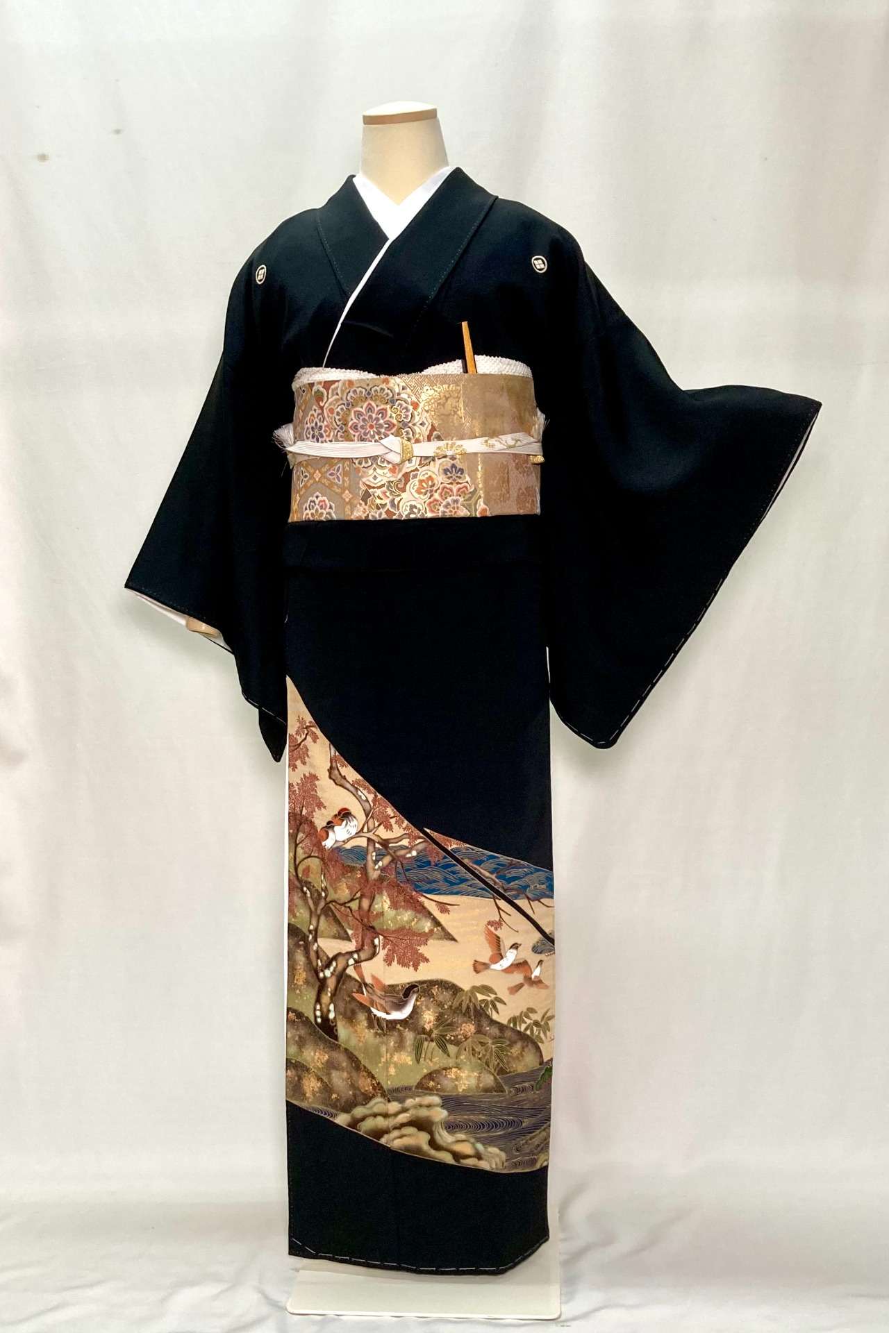 留袖シリーズ　鶴75　S