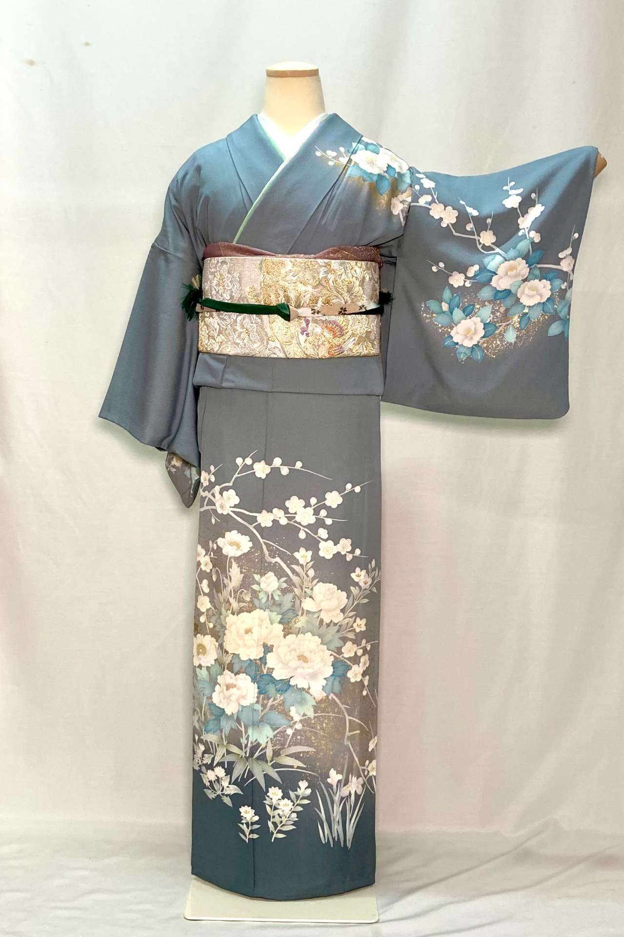 訪問着フルセット　237　M（単衣）