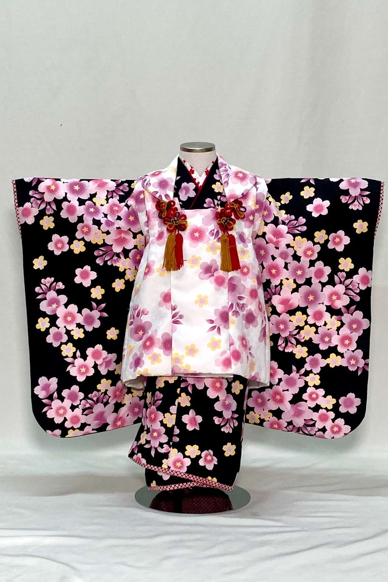 七五三シリーズ３歳お被布フルセット　No.32