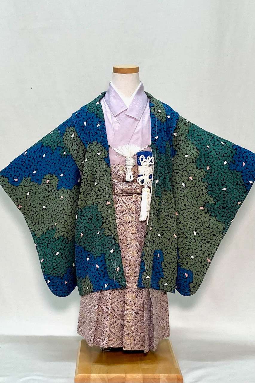 七五三シリーズ　5歳羽織袴フルセット　No.51　