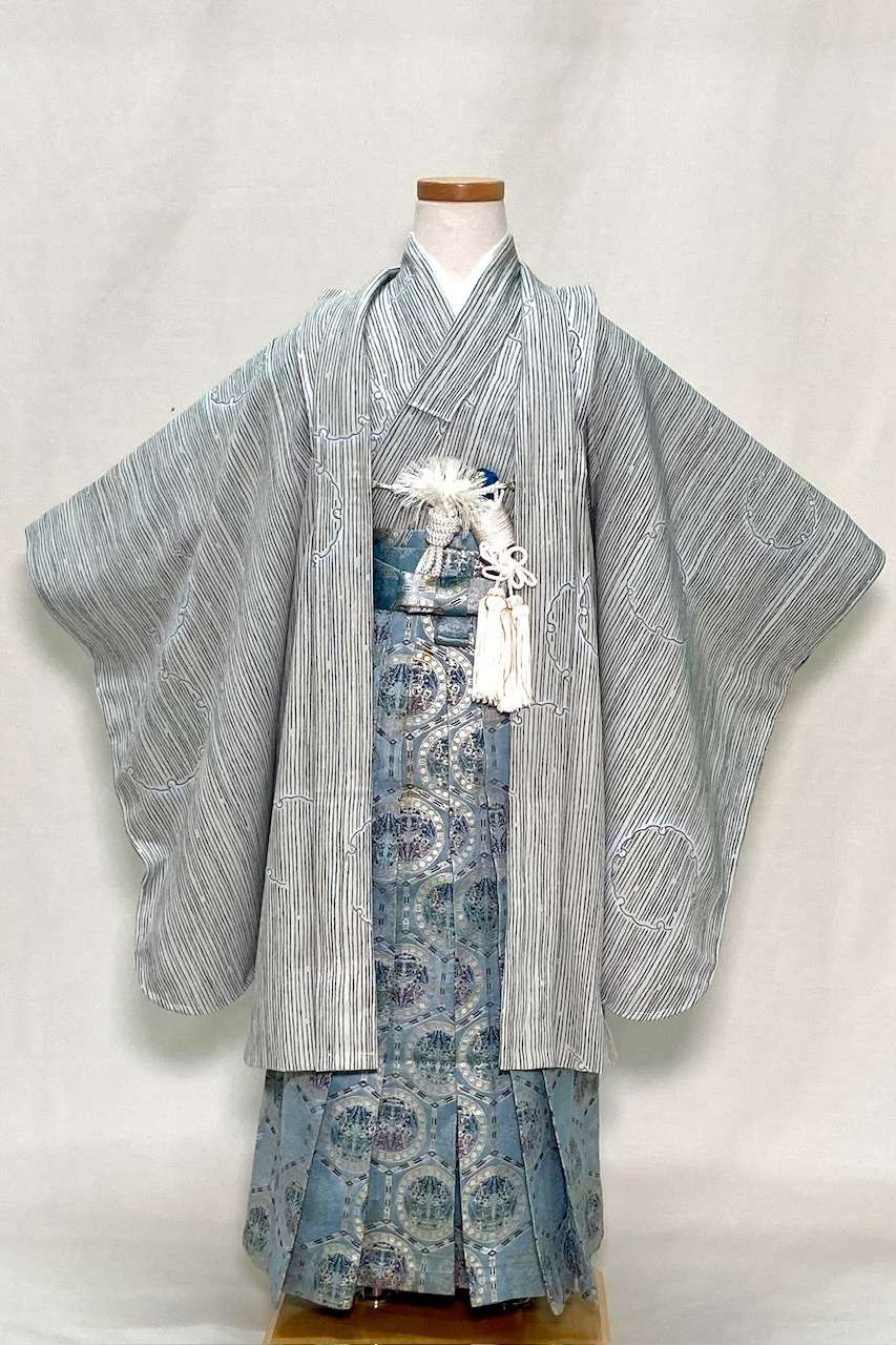 七五三シリーズ　5歳羽織袴フルセット　No.56