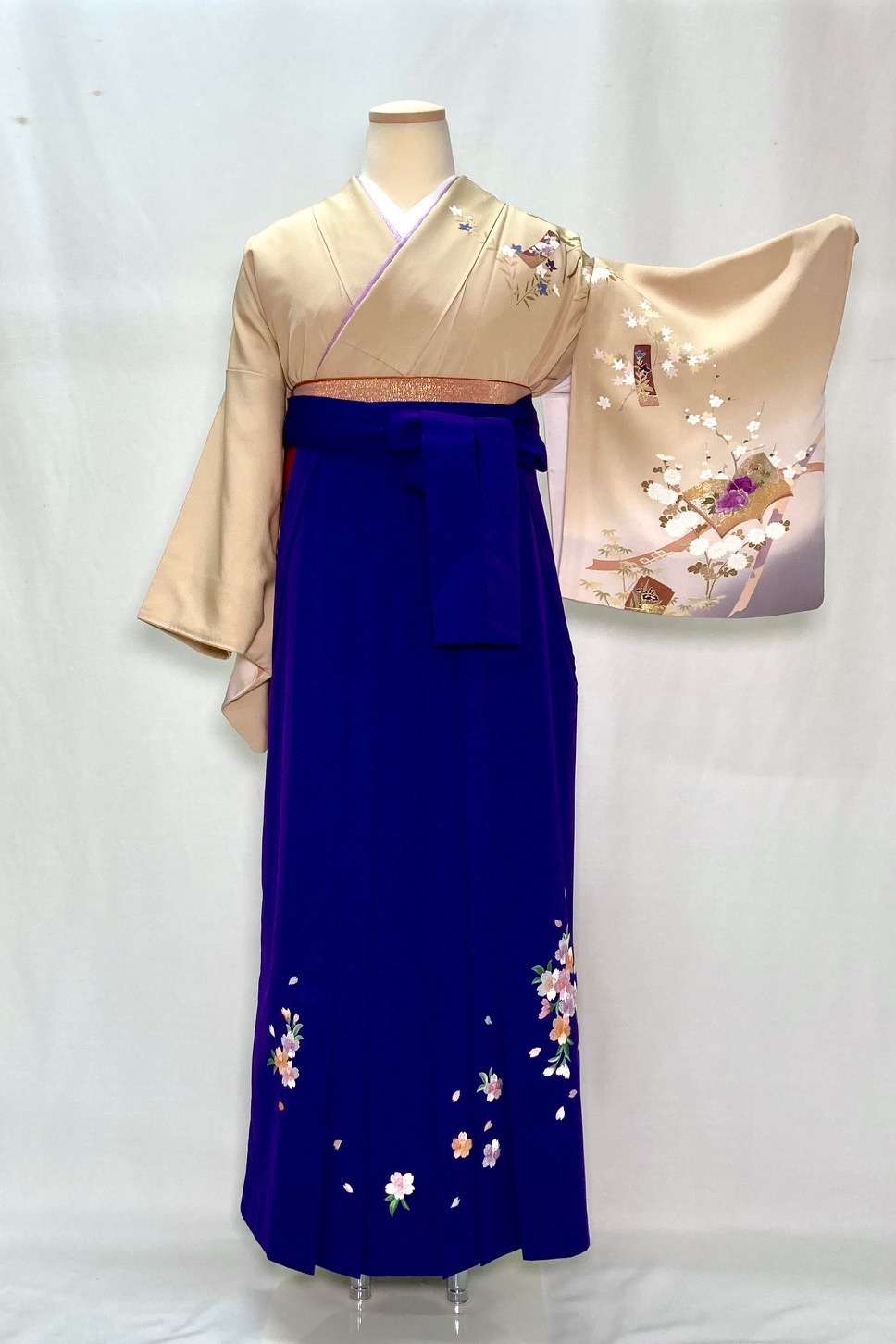 先生用袴シリーズ　訪問着＋袴229-Ｍ