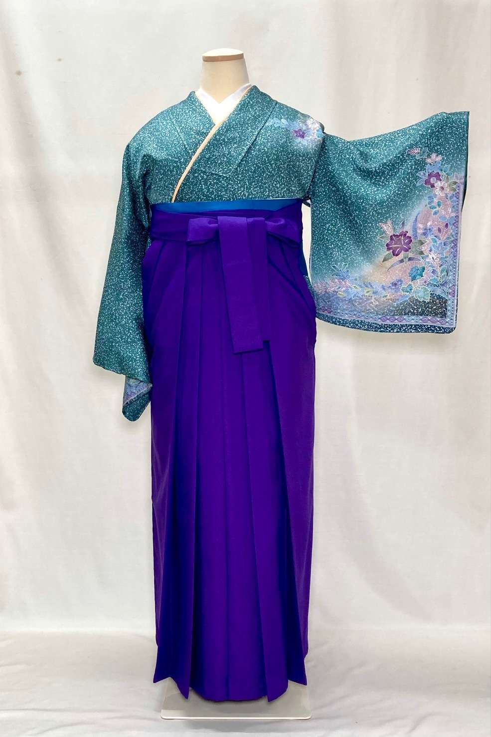 先生用袴シリーズ　訪問着＋袴217　8L