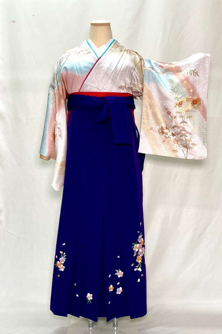 先生用袴シリーズ　訪問着＋袴246-M