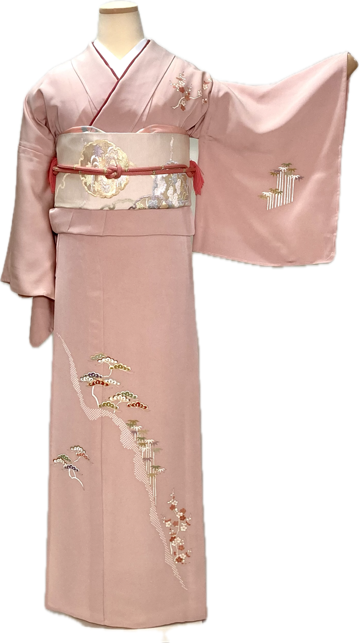 訪問着フルセット　264　L　単衣