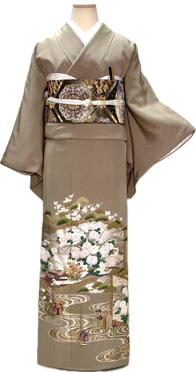 留袖シリーズ　色留袖100　L
