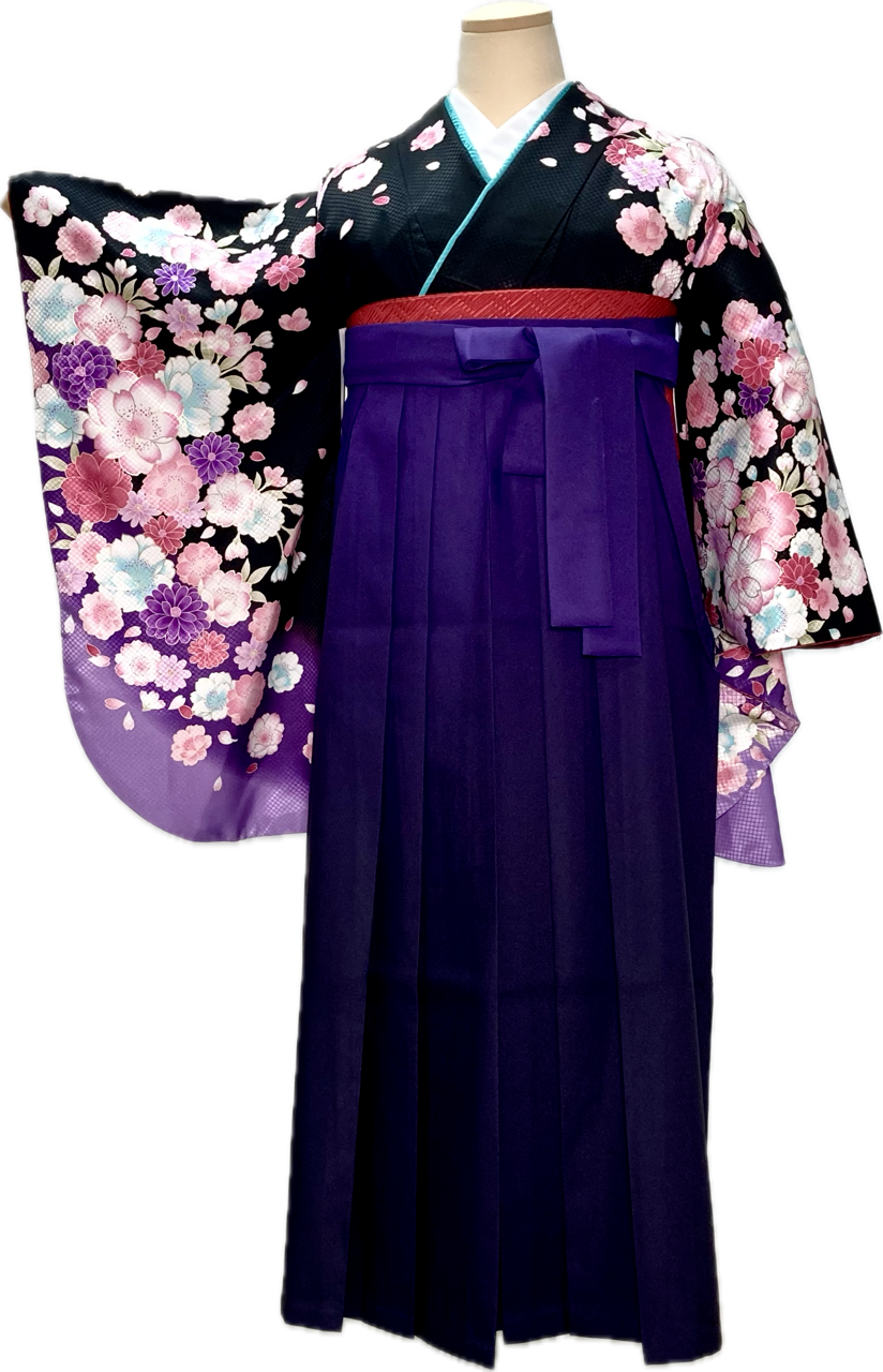 学生袴（小振袖＋袴）162　7L